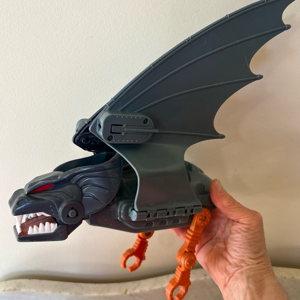 DC Comic 1996 Batman AircraftLarge 22” Batcraft Moving Mouth and Wings